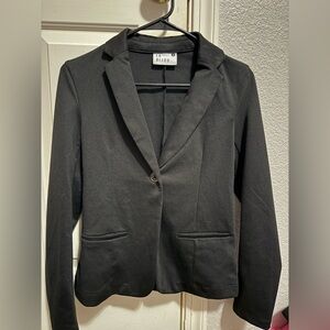 Chic Black Blazer by La Bijou